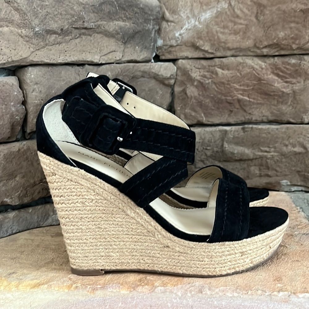 Marc Fisher Haely Espadrille Platform Wedges / SZ 7